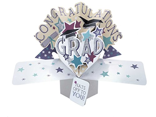 Second Nature Graduierung Pop Up Card mit "Congratulations Grad" von Second Nature Pop Ups