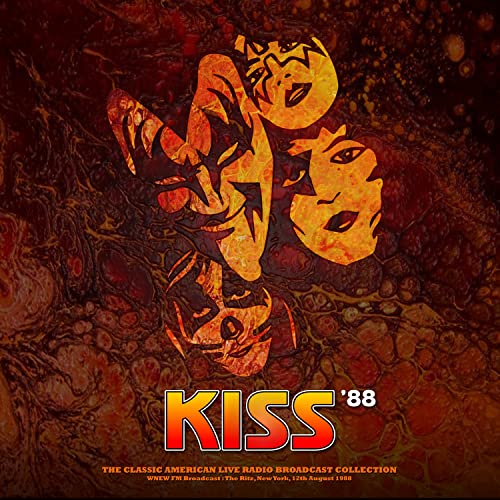 Kiss LP - Wnew Fm Broadcast The Ritz New York Ny 12th August 1988 (Orange Vinyl) von Second Records