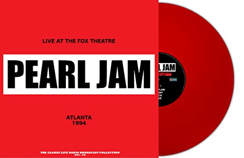 Pearl Jam LP - Live At The Fox Theatre In Atlanta 1994 (Red Vinyl) von Second Records