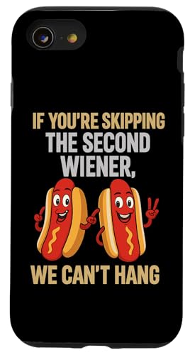 Lustiges Wiener BBQ Cookout Dad Cousins Freunde Grill Familie Hülle für iPhone SE (2020) / 7 / 8 von Second Wiener BBQ Hot Dog Humor Cookout