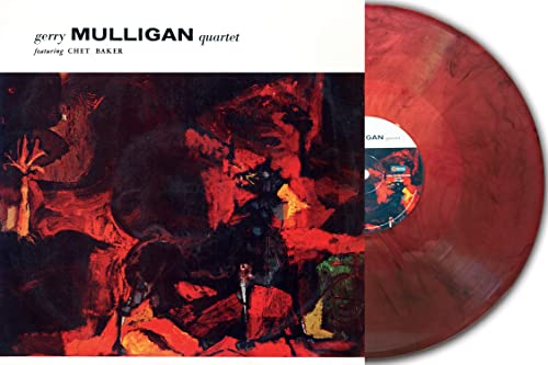 Gerry Mulligan Quartet - Transparent Red & Black Marble Colored Vinyl [Vinyl LP] von Second