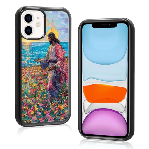 Seconddog Ästhetische Handyhülle, kompatibel mit iPhone 14, einzigartige, weiche TPU-Schutzhülle für Teenager, Mädchen, Damen, Kinder, Mädchen, Jesus-Blumen, blaues Ozean, christliches Muster Seconddog Ästhetische Handyhülle, kompatibel mit iPhone 14, einzigartige, weiche TPU-Schutzhülle für Teenager, Mädchen, Damen, Kinder, Mädchen, Jesus-Blumen, blaues Ozean, christliches Muster von Seconddog