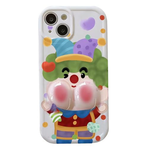 Seconddog Kompatibel mit iPhone 13, lustige Dekompressions-3D-Cartoon-Clown-Hülle, niedliche, hässliche seltsame Handyhülle für Frauen und Mädchen, weiches TPU, stoßfeste Rückabdeckung Seconddog Kompatibel mit iPhone 13, lustige Dekompressions-3D-Cartoon-Clown-Hülle, niedliche, hässliche seltsame Handyhülle für Frauen und Mädchen, weiches TPU, stoßfeste Rückabdeckung von Seconddog