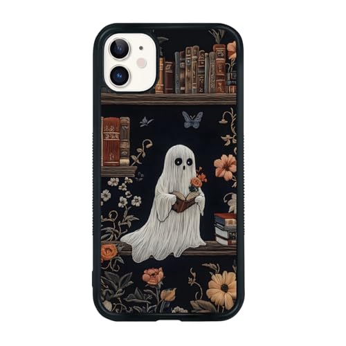 Seconddog Kompatibel mit iPhone XR, süßes Bücherregal-Muster, Gothic-Ästhetik, Ganzkörperschutz, weich, stoßfest, für Teenager, Mädchen, Frauen, Kinder, Mädchen von Seconddog