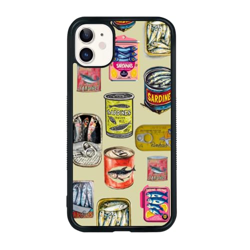 Seconddog Schutzhülle für iPhone 13, Vintage-Sardinen-Lebensmittel, europäischer Sommer, Ganzkörperschutz, weich, stoßfest, für Teenager, Mädchen, Frauen, Kinder, Mädchen Seconddog Schutzhülle für iPhone 13, Vintage-Sardinen-Lebensmittel, europäischer Sommer, Ganzkörperschutz, weich, stoßfest, für Teenager, Mädchen, Frauen, Kinder, Mädchen von Seconddog
