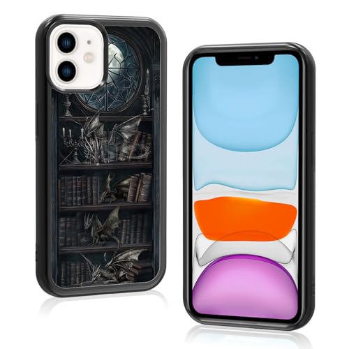 Seconddog Schutzhülle mit süßem, coolem schwarzen Drachen, Gothic-Muster, kompatibel mit iPhone 15, einzigartige, weiche TPU-Stoßfängerhülle für Teenager, Mädchen, Frauen, Kinder, Mädchen Seconddog Schutzhülle mit süßem, coolem schwarzen Drachen, Gothic-Muster, kompatibel mit iPhone 15, einzigartige, weiche TPU-Stoßfängerhülle für Teenager, Mädchen, Frauen, Kinder, Mädchen von Seconddog