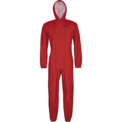 Regenoverall Decontex®E 100 Farbe rot Gr. XXXXL von Secotec