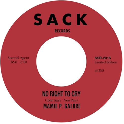 No Right To Cry B/w Do It Right Now [Vinyl LP] von Secret Stash