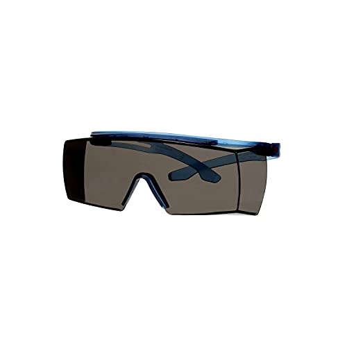 3M™ SecureFit™ 3700 Überbrille, blaues Gestell, Scotchgard™ Antibeschlag-/Antikratz-Beschichtung (K&N), graue Scheibe, SF3702SGAF-BLU von SecureFit