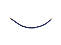 Securit® Classic Gold Samtseil blau mit Edelstahl-Klickverschluss von Securit