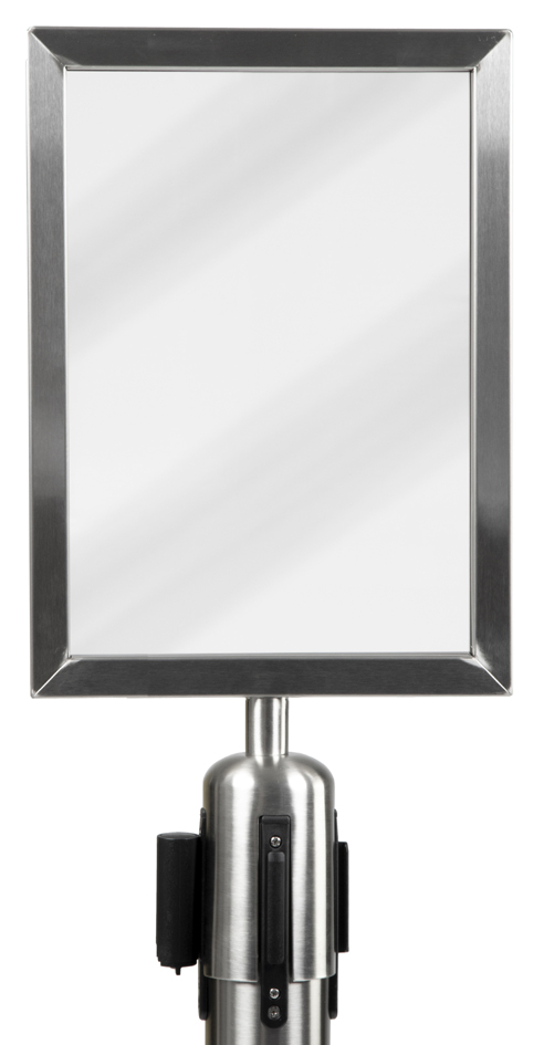 Securit Absperrsystem RETRACTABLE - Inforahmen, chrom Securit Absperrsystem RETRACTABLE - Inforahmen, chrom von Securit