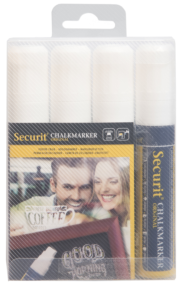 Securit Kreidemarker ORIGINAL LARGE, 4er Etui Securit Kreidemarker ORIGINAL LARGE, 4er Etui von Securit