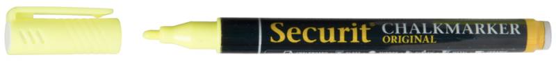 Securit Kreidemarker ORIGINAL SMALL, gelb von Securit