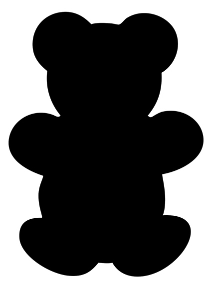 Securit Kreidetafel SILHOUETTE , Bär, Securit Kreidetafel SILHOUETTE , Bär, von Securit