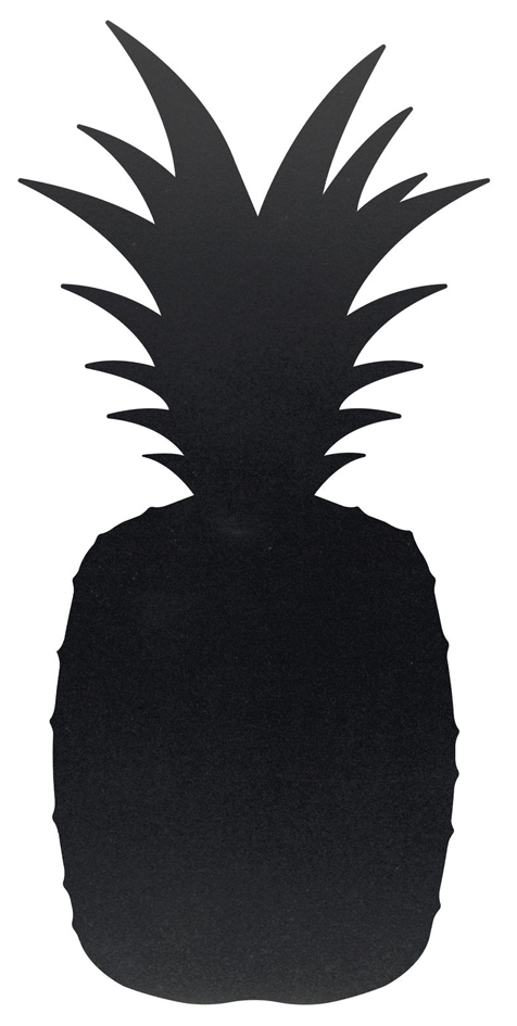 Securit Kreidetafel SILHOUETTE , PINEAPPLE, , schwarz von Securit