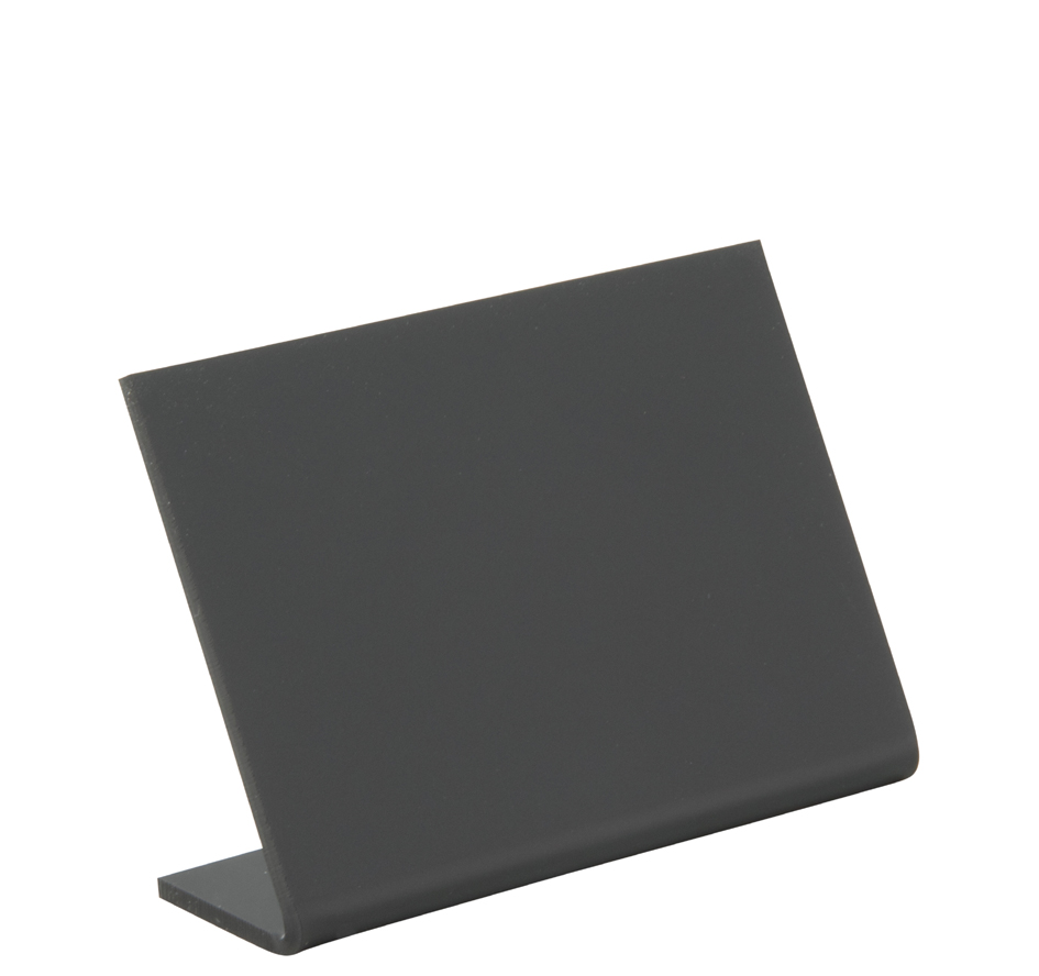 Securit Tischaufsteller L-SHAPE, DIN A8, schwarz von Securit