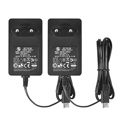 2er-Pack AC zu DC 5V 3A Netzteil, Stecker USB Typ C, Plug EU 2er-Pack AC zu DC 5V 3A Netzteil, Stecker USB Typ C, Plug EU von Security-01