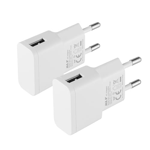 Security-01 2er-Pack USB-Ladegerät, 5V 1A 5W AC-zu-DC-Netzteiladapter, für IP-Kameras, Tablets, MP3-Player, E-Reader, Smartphones, Elektrowerkzeuge und mehr Security-01 2er-Pack USB-Ladegerät, 5V 1A 5W AC-zu-DC-Netzteiladapter, für IP-Kameras, Tablets, MP3-Player, E-Reader, Smartphones, Elektrowerkzeuge und mehr von Security-01