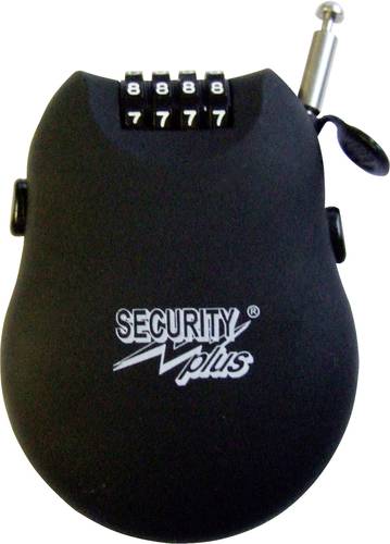 Security Plus RB76-2 Kabelschloss Schwarz Zahlenschloss von Security Plus