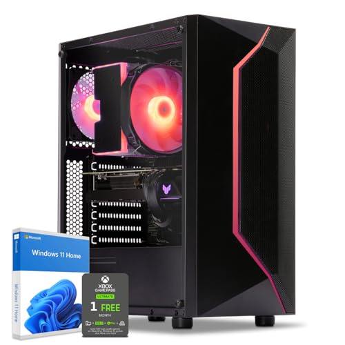 Sedatech Advanced Gaming PC • AMD Ryzen 5 5500 • Geforce RTX4060 • 16GB RAM • 1TB SSD M.2 • WLAN • Windows 11 • Desktop Computer von Sedatech