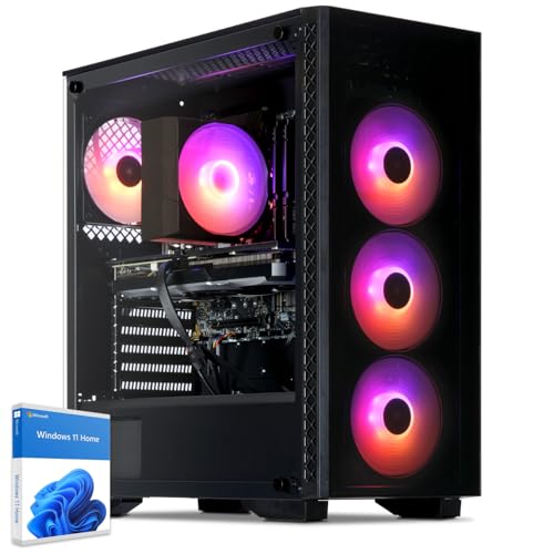 Sedatech Expert Gaming PC • AMD Ryzen 7 5700X • Geforce RTX4060Ti • 32GB RAM • 2TB SSD M.2 • WLAN • Windows 11 • Desktop Computer von Sedatech