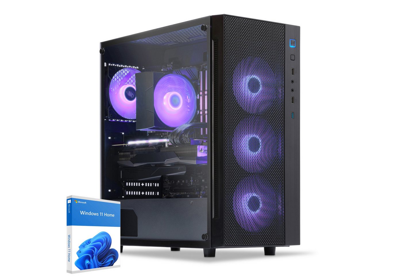 Sedatech UCCB542I1I1HF - Gaming-PC (AMD Ryzen 7 9800X3D 8x 4.7GHz (max 5.2GHz), Radeon RX 7800 XT 16GB, 32 GB RAM, 2000 GB SSD, Wifi 867Mbits ax) von Sedatech