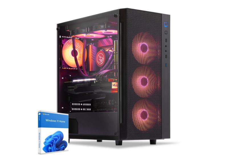 Sedatech UCCB653I1I1HF - Watercooling Gaming-PC (AMD Ryzen 5 9600X 6x 3.9GHz (max 5.4GHz), Geforce RTX5070 12GB, 32 GB RAM, 2000 GB SSD, Watercooling, Wifi 867Mbits ax) von Sedatech