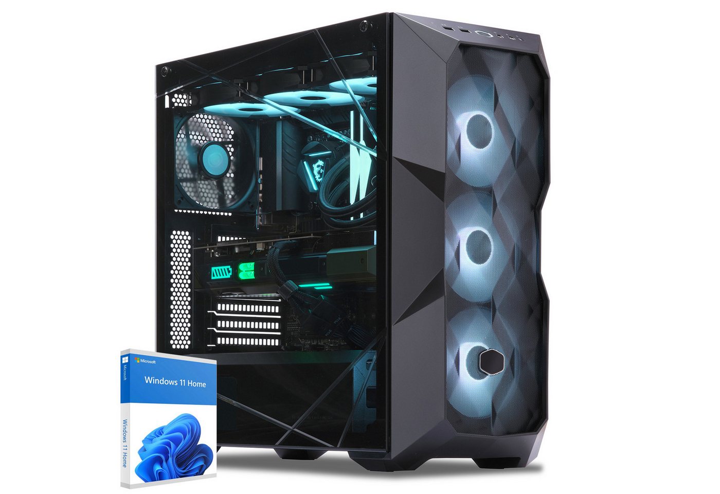 Sedatech UCCG658I2I1HF - Watercooling Gaming-PC (Intel Core i5 12600KF 10x 3.7GHz (max 4.9GHz), Geforce RTX5060Ti 8GB, 32 GB RAM, 2000 GB SSD, Watercooling, Wifi 867Mbits ax) von Sedatech