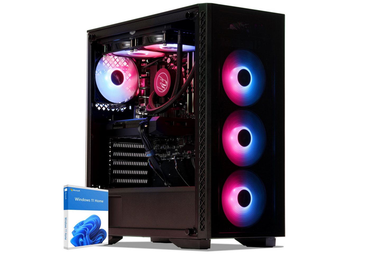 Sedatech UCCH703I2I1HF - Watercooling Gaming-PC (Intel Core i5 14400F 10x 2.5GHz (max 4.7GHz), Geforce RTX3050 8GB, 32 GB RAM, 2000 GB SSD, Watercooling, Wifi 867Mbits ax) von Sedatech