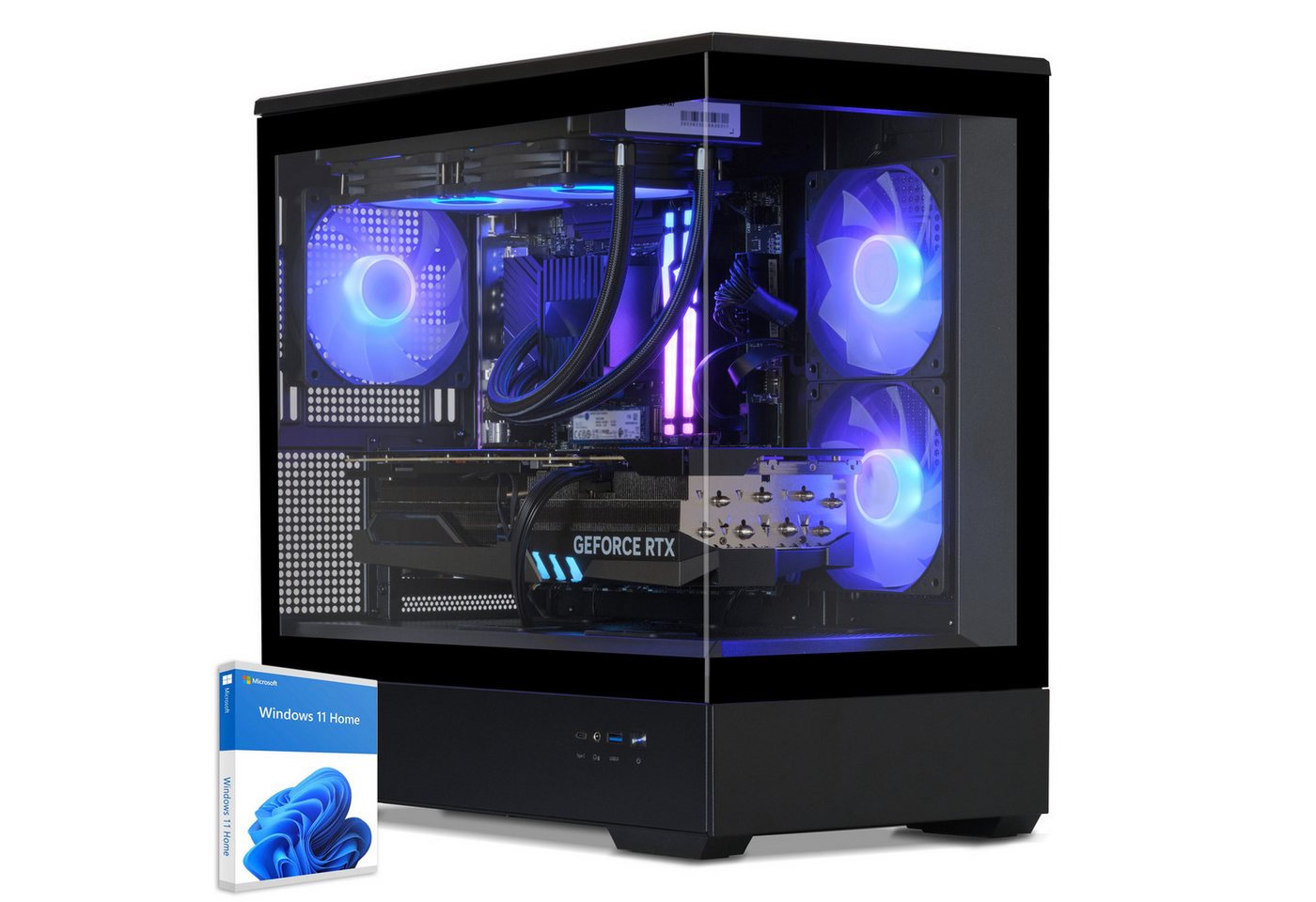Sedatech UCCK551I2I1HF - Watercooling Gaming-PC (Intel Core i5 12400F 6x 2.5GHz (max 4.4GHz), Geforce RTX5060Ti 8GB, 32 GB RAM, 2000 GB SSD, Watercooling, Wifi 867Mbits ax) von Sedatech