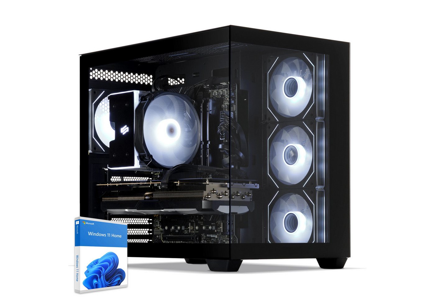 Sedatech UCCN700I2I1HF - Gaming-PC (Intel Core i5 12400F 6x 2.5GHz (max 4.4GHz), Geforce RTX4060 8GB, 32 GB RAM, 2000 GB SSD, Wifi 867Mbits ax) von Sedatech