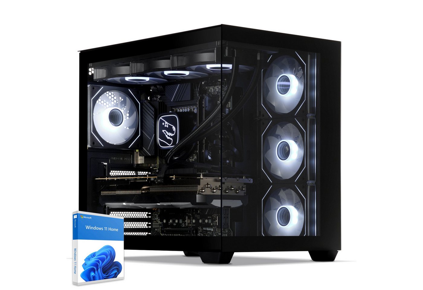 Sedatech UCCN842I2I1HF - Watercooling Gaming-PC (Intel Intel Core Ultra 9 Intel Core Ultra 9 285K 24x 3.7GHz (max 5.7GHz), Radeon RX 9070 XT 16GB, 32 GB RAM, 2000 GB SSD, Watercooling, Wifi 867Mbits ax) von Sedatech