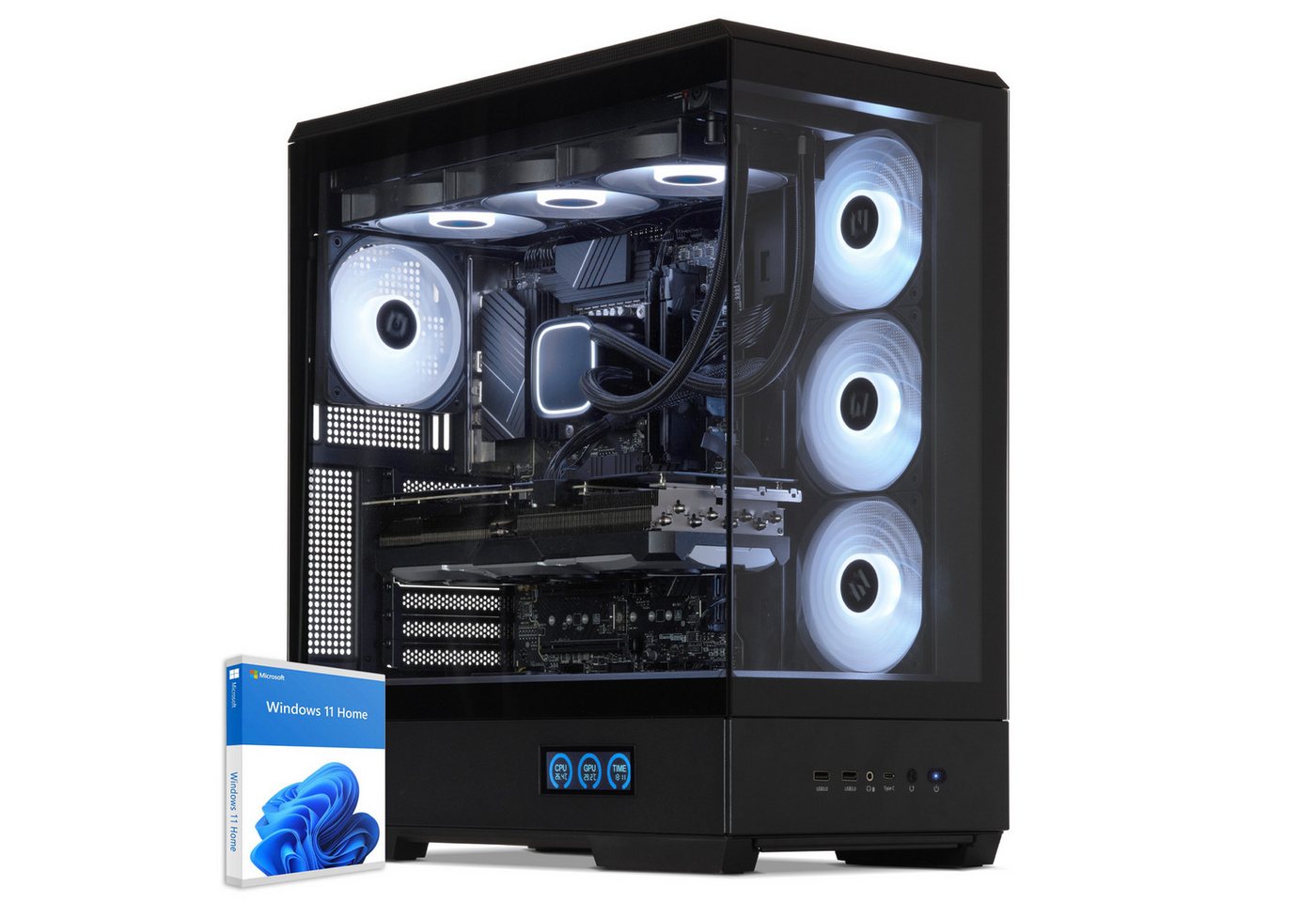 Sedatech UCCO745I2I1HF - Watercooling Gaming-PC (Intel Intel Core Ultra 9 Intel Core Ultra 9 285K 24x 3.7GHz (max 5.7GHz), Radeon RX 9070 XT 16GB, 32 GB RAM, 2000 GB SSD, Watercooling, Wifi 867Mbits ax) von Sedatech