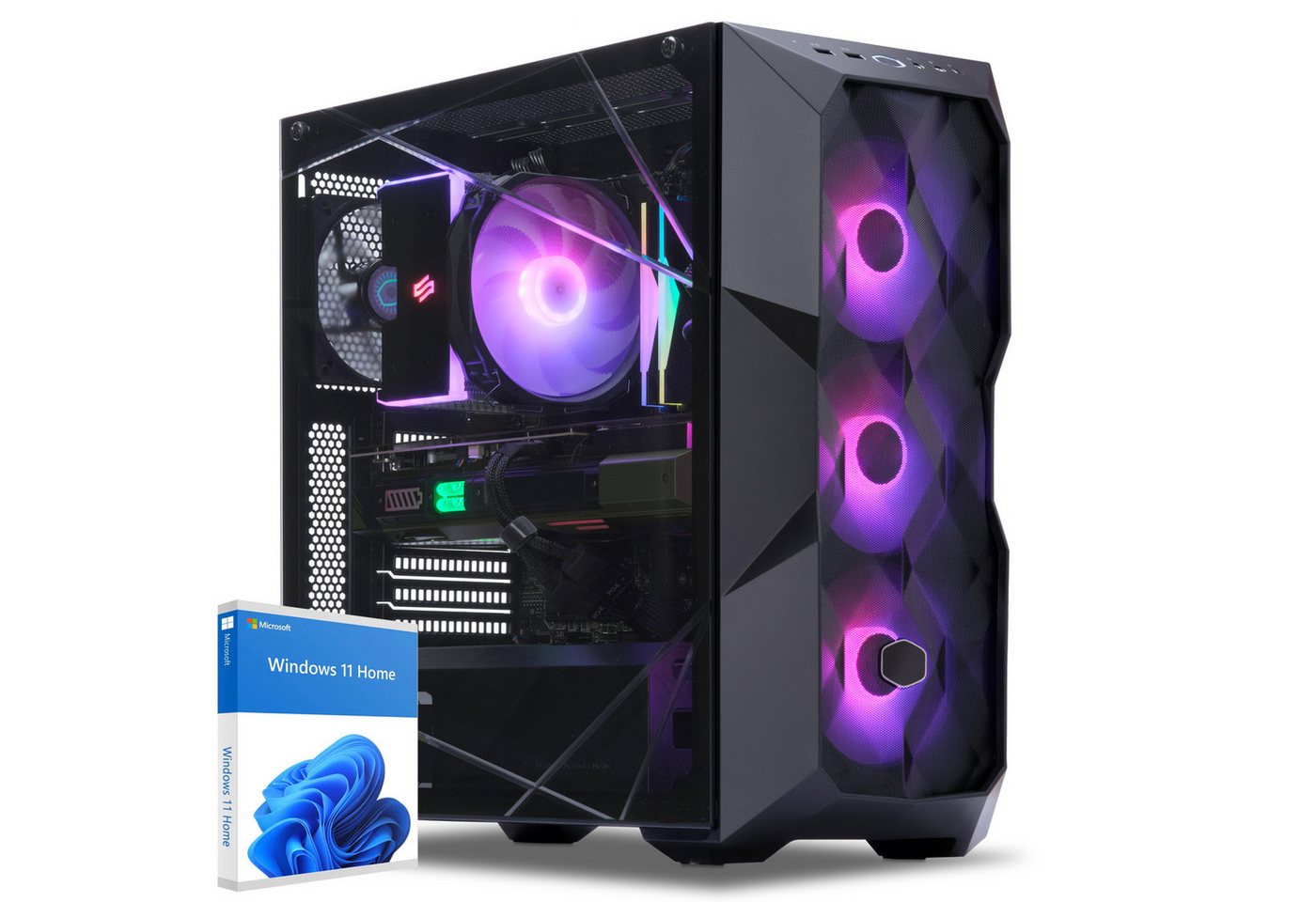 Sedatech UCCP508I1I1HF - Gaming-PC (AMD Ryzen 9 9900X3D 12x 4.4GHz (max 5.5GHz), Radeon RX 9070 XT 16GB, 32 GB RAM, 2000 GB SSD, Wifi 867Mbits ax) von Sedatech