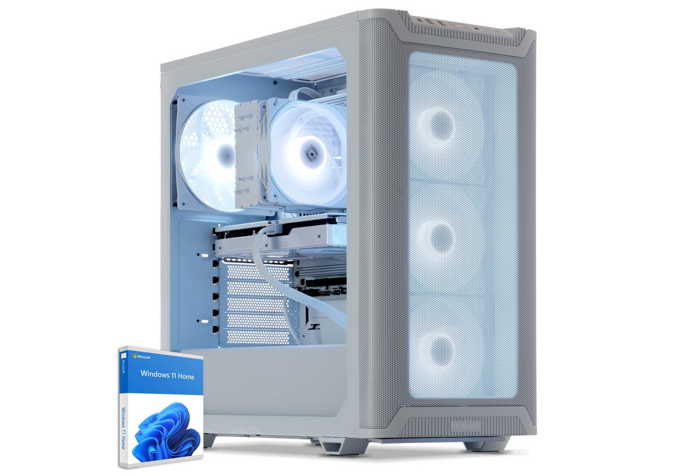 Sedatech UCCW317I1I1HF - Gaming-PC (AMD Ryzen 5 7600X3D 6x 4.1GHz (max 4.7GHz), Geforce RTX5070 White 12GB, 32 GB RAM, 2000 GB SSD, Wifi 867Mbits ax) von Sedatech