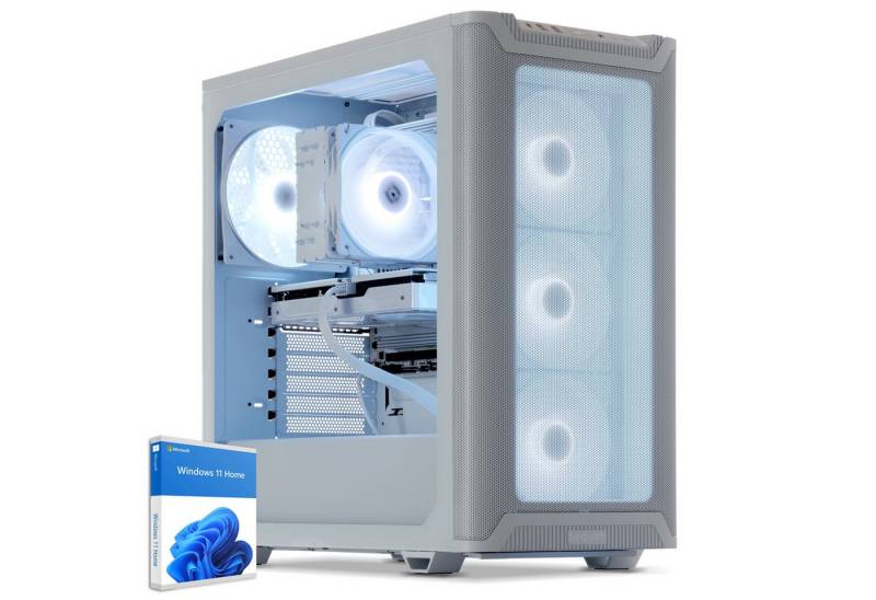 Sedatech UCCW317I1I1HF - Gaming-PC (AMD Ryzen 5 7600X3D 6x 4.1GHz (max 4.7GHz), Geforce RTX5070 White 12GB, 32 GB RAM, 2000 GB SSD, Wifi 867Mbits ax) von Sedatech