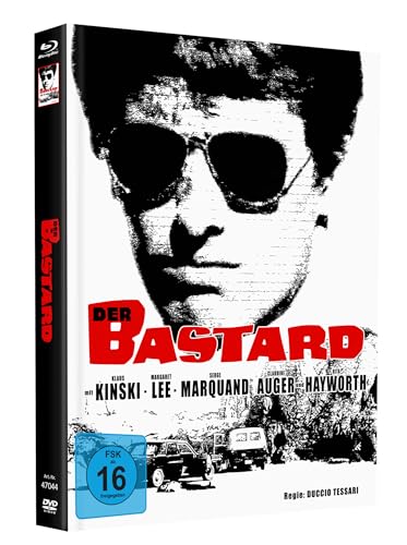 Der Bastard - Klaus Kinski - Mediabook - Cover H (inkl. 28 Seiten Booklet, Poster A4 gefaltet, beidseitig bedruckt, 3 PictureCards beidseitig bedruckt, 1 Untersetzer) [Blu-ray] von Sedna Medien & Distribution GmbH