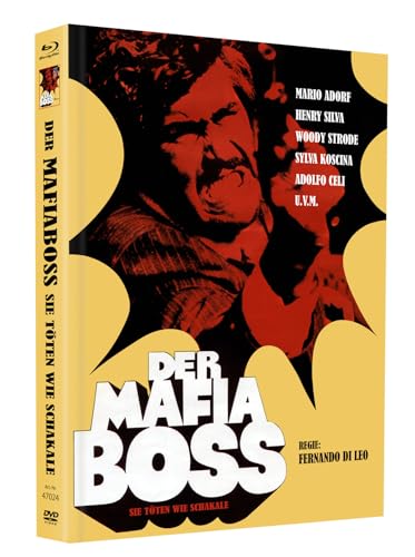 Der Mafiaboss - Sie töten wie Schakale - Mediabook - Cover E - Inkl. Poster A4, gefaltet, 7 Postkarten, 1 Untersetzer - Limited Edition auf 75 Stück (Blu-ray+DVD) von Sedna Medien & Distribution GmbH