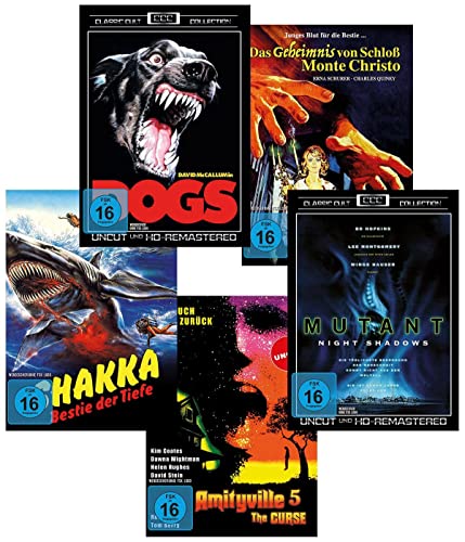 Horror Spielfilm 5er Package - 5 Filme auf 5 DVDs in Folie geschrumpft von Sedna Medien & Distribution GmbH