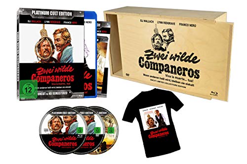 Zwei wilde Companeros - Limitiert auf 333 Stück - Platinum Cult Edition - Uncut & HD Remastered (+ DVD) (+ T-Shirt) in Holzbox [Blu-ray] von Sedna Medien & Distribution GmbH