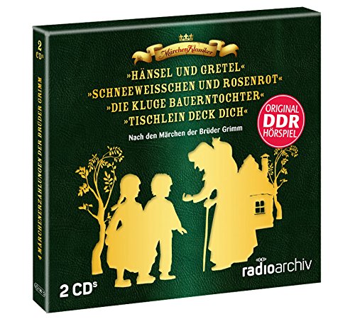 4 Märchenhörspiele nach den Gebrüdern Grimm: Hänsel und Gretel, Schneeweißchen und Rosenrot, Die kluge Bauerntochter, Tischlein deck dich (2 CDs) von Sedna Medien & Distribution Gmbh