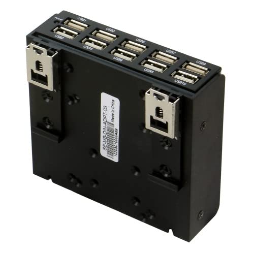 SEDNA - USB 2.0 10 Port DIN-Rail Mounting Hub, for Industrial Control/Server Cabinet mounting Application von Sedna
