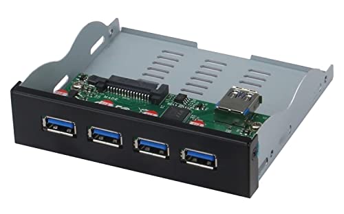 SEDNA - USB 3.2 Gen II (10 Gbit/s) 4 Port (4 A), interner Hub (Diskettenbucht) von Sedna