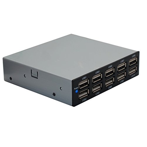Sedna 10 Port USB 2.0 interner Hub (Diskettenschacht ) von Sedna