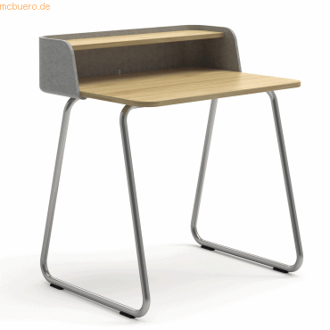 Sedus Arbeitstisch secretair home SH10WS-RE030 eiche/chrom/hellgraun Sedus Arbeitstisch secretair home SH10WS-RE030 eiche/chrom/hellgraun von Sedus