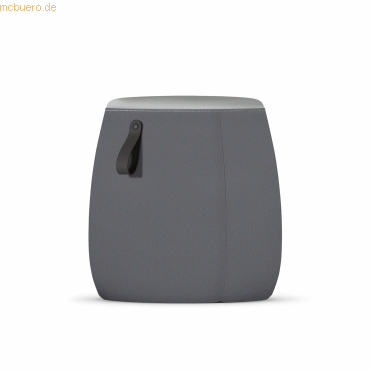 Sedus Hocker se:dot PF-905/004 hoch eisengrau von Sedus