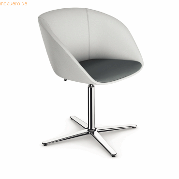 Sedus Konferenzstuhl on spot Cosy uc-802/001 Fußkreuz stone grey von Sedus