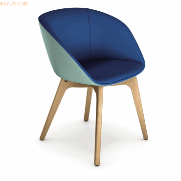 Sedus Konferenzstuhl on spot Cosy uc-827/005 Vierfuß blue von Sedus