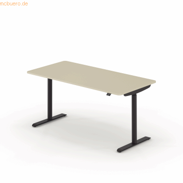 Sedus Schreibtisch Sedus se:lab e-desk 160x65-128x80cm schwarz/lichtgr Sedus Schreibtisch Sedus se:lab e-desk 160x65-128x80cm schwarz/lichtgr von Sedus