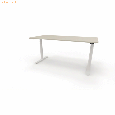 Sedus Schreibtisch Sedus se:lab e-desk 160x65-128x80cm weiß/lichtgrau Sedus Schreibtisch Sedus se:lab e-desk 160x65-128x80cm weiß/lichtgrau von Sedus